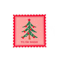 Xmas Stamp Ceramic Coaster