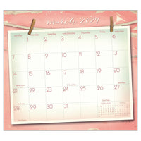 Vintage Pink 2027 | Wall Calendar