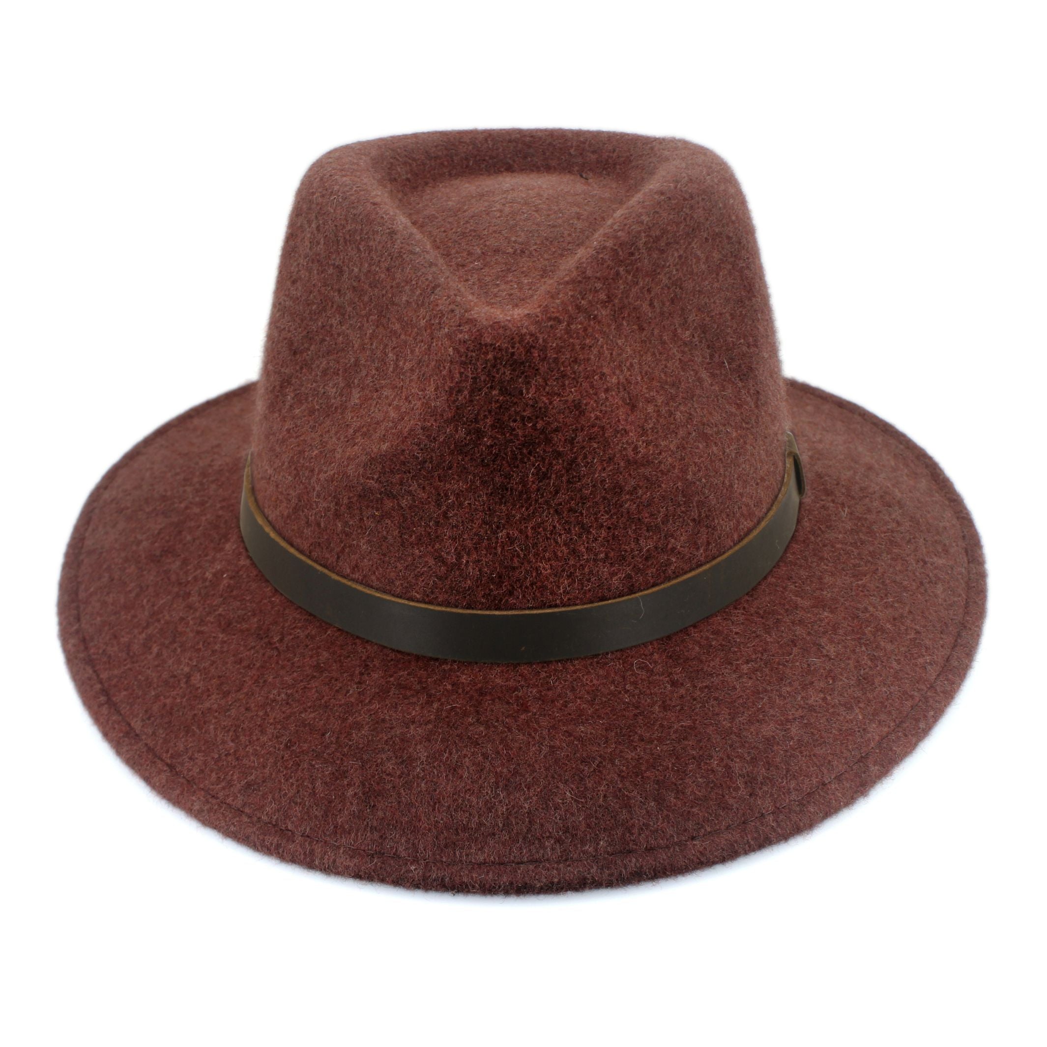 Mix Burgundy Billie Fedora
