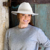 Hotham Wool Felt Fedora | Ivory