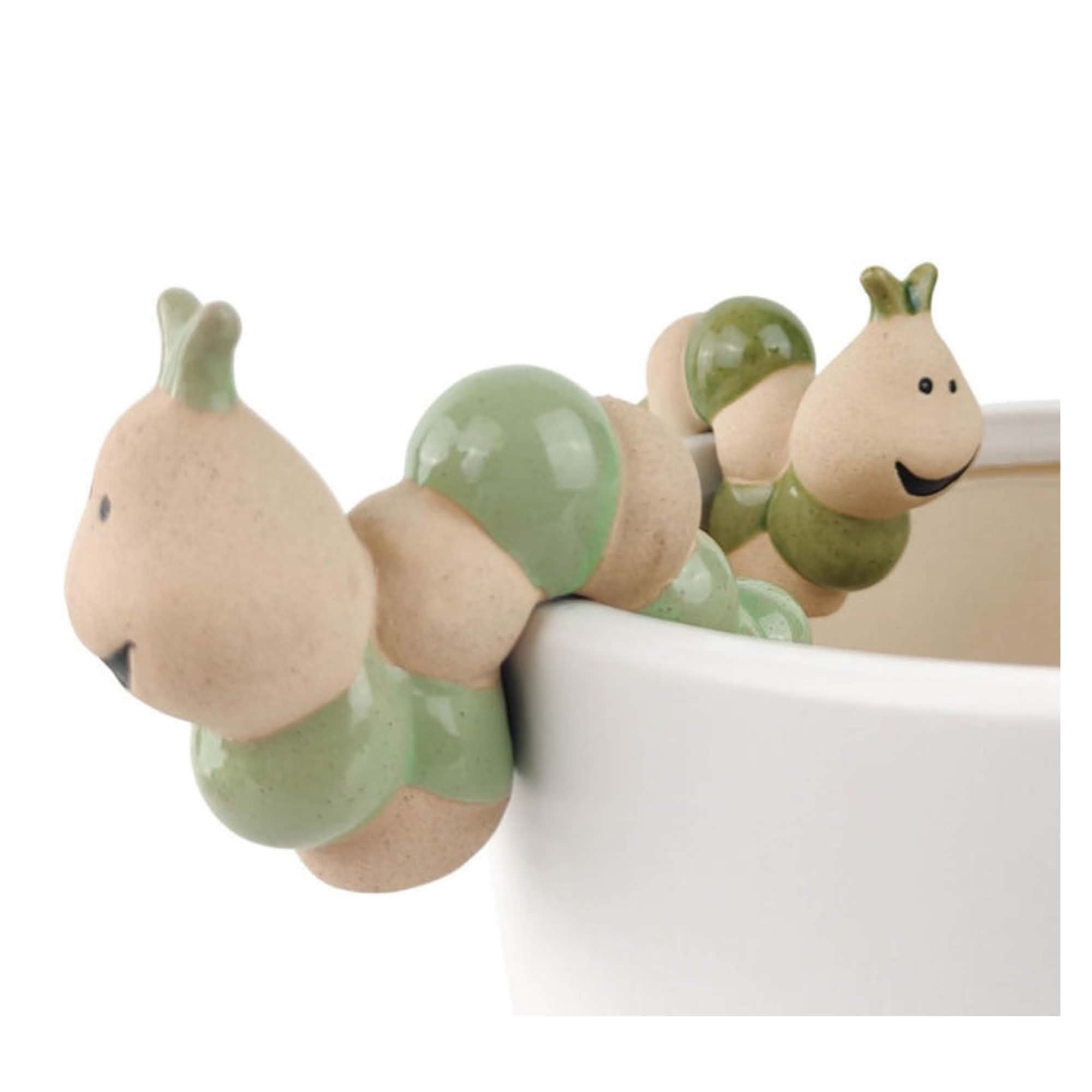 Caterpillar Pot Hanger Green