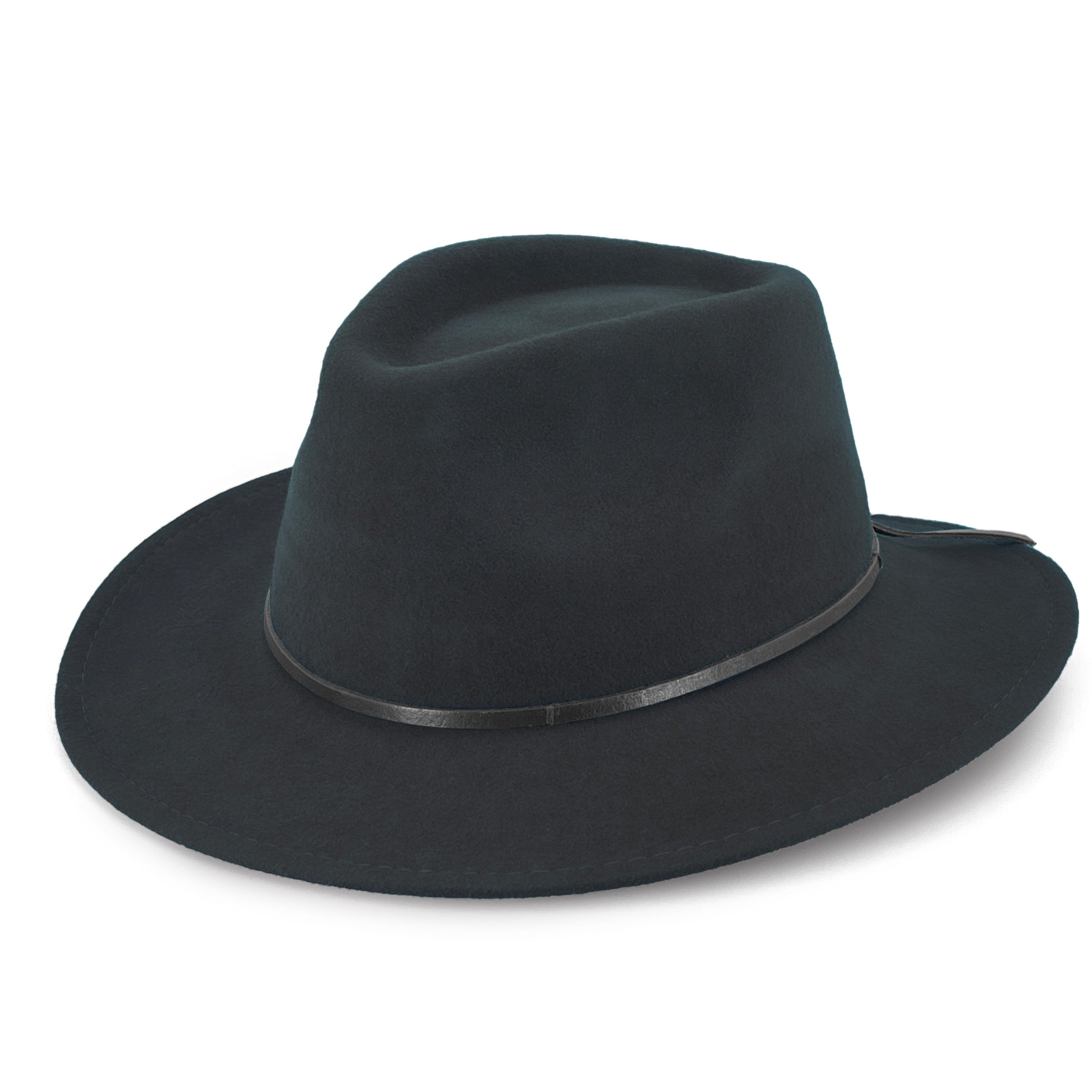 Dk Khaki Green Leura Fedora