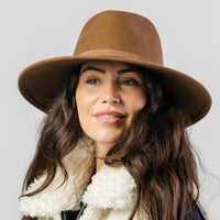 Chocolate Cooma Fedora
