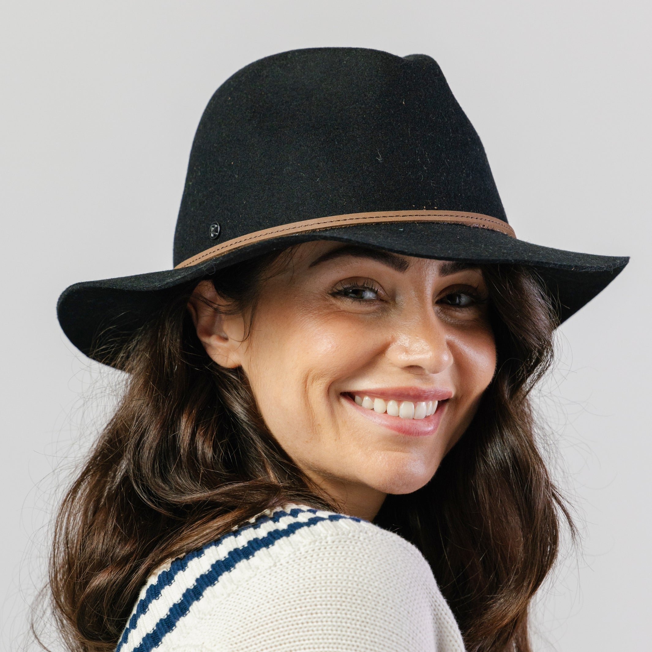 Black Alpine Fedora