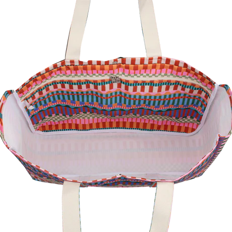 Blocks and Stripe Picnicware