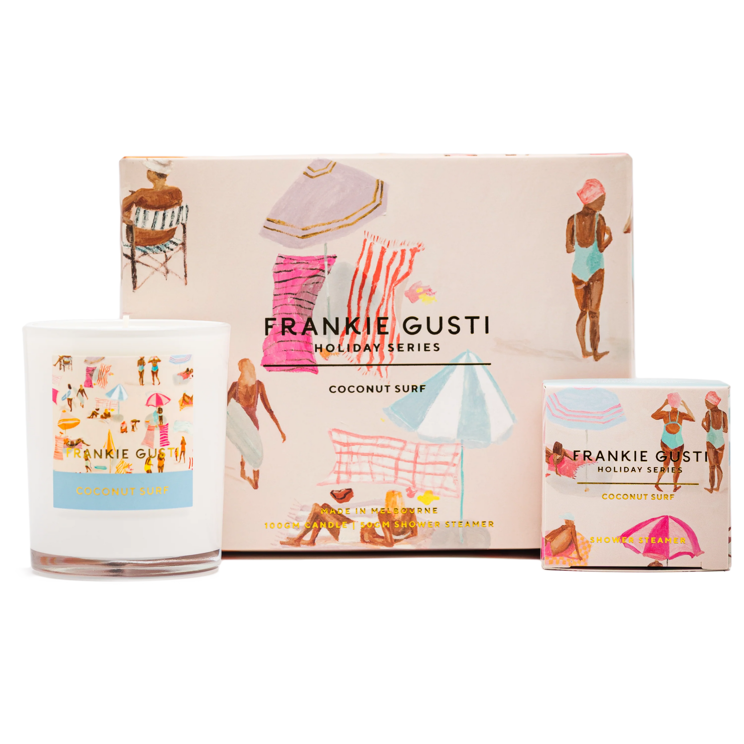 Holiday Series Candle + Steamer Duo | Coconut Surf | Janey Forbes