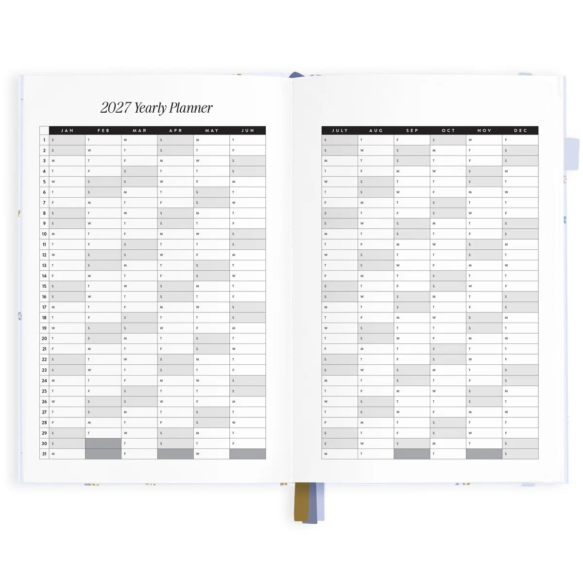 2027 A5 Horizontal Planner | Cornflower