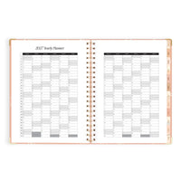 2027 A4 Academic Vertical Planner | Amalfi Peach