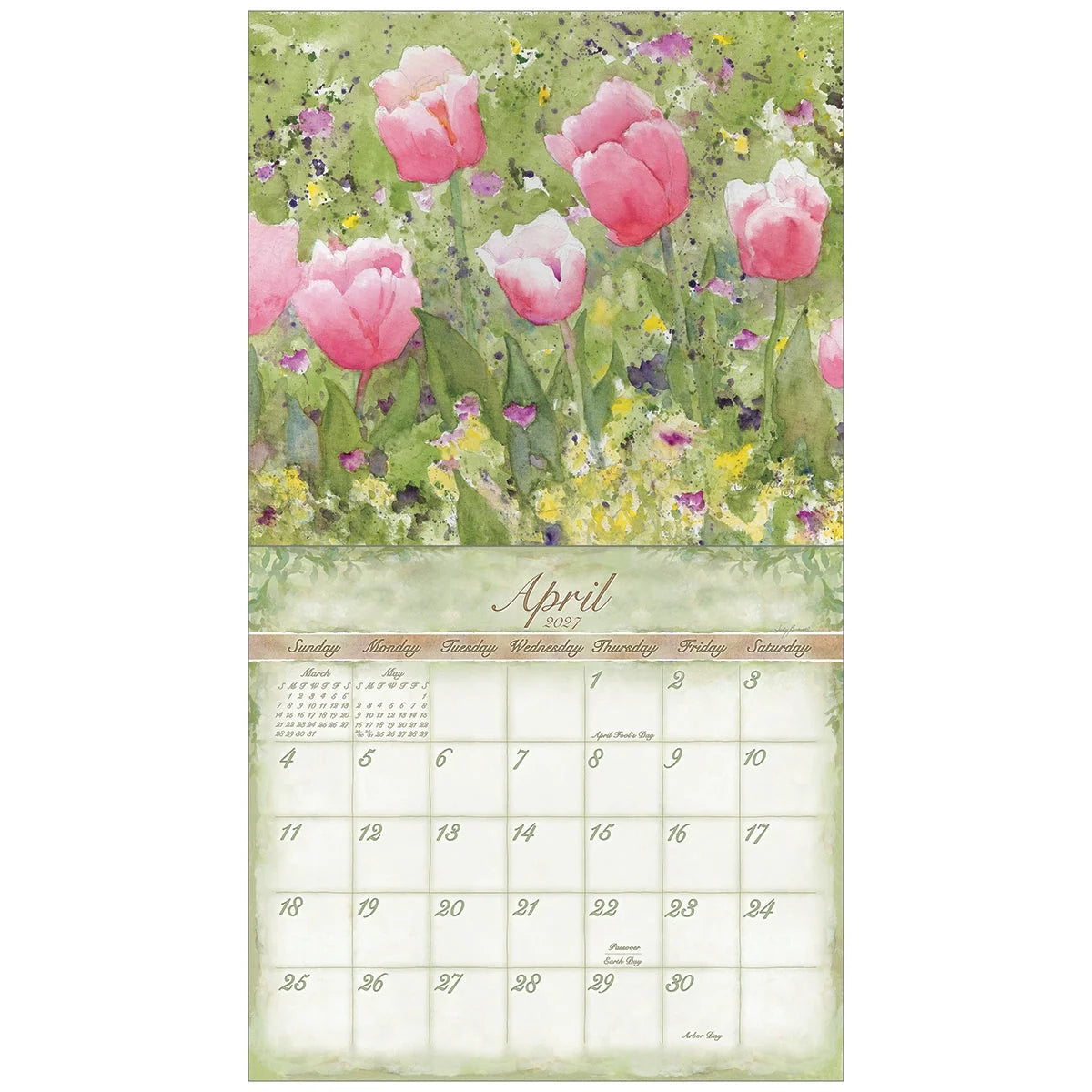 Judy Buswell Watercolors 2027 | Wall Calendar