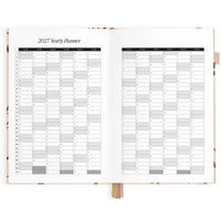 2027 A5 Vertical Planner | Amalfi Latte