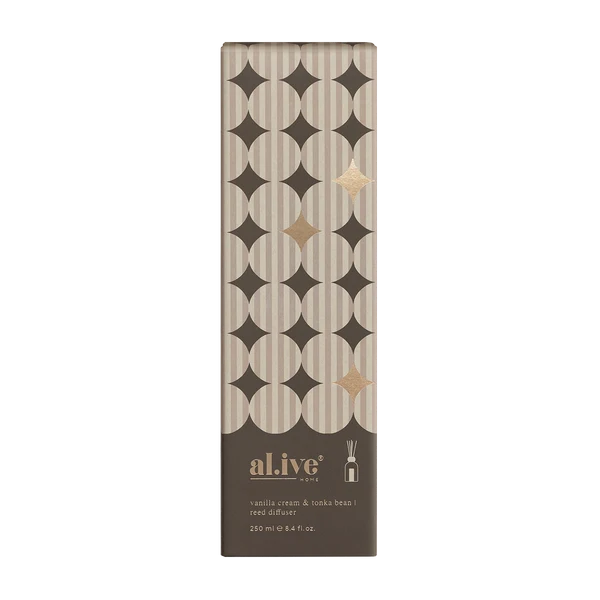 Reed Diffuser | Vanilla Cream & Tonka Bean