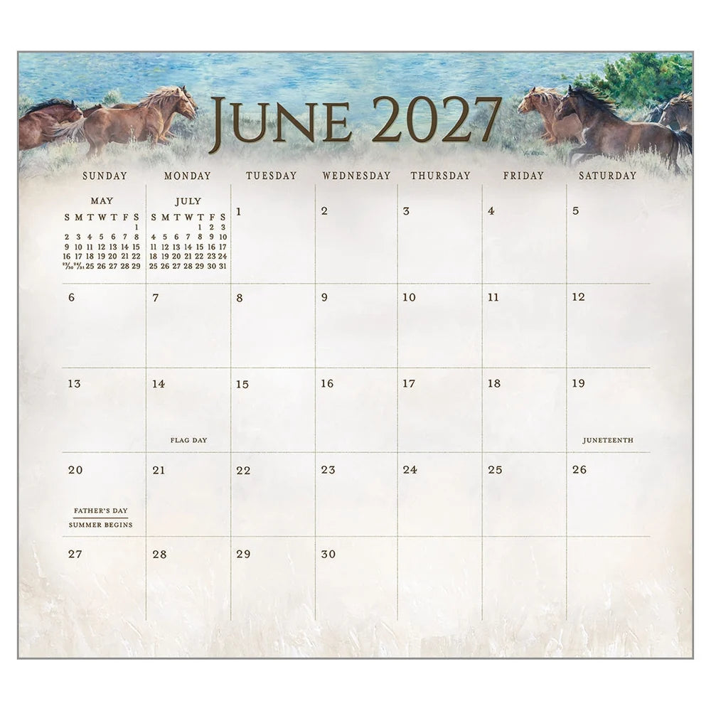Horses 2027 | Wall Calendar