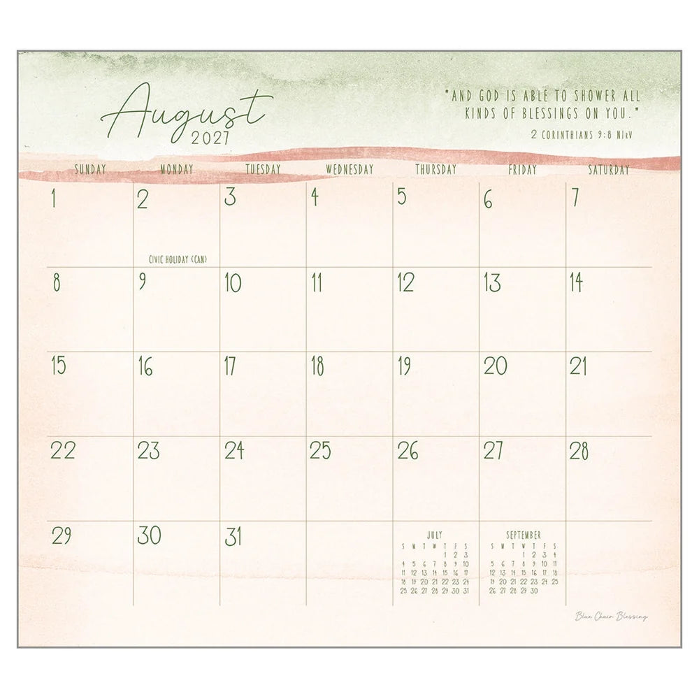 Grace Upon Grace 2027 | Wall Calendar
