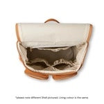 Signature Nappy Backpack | Tan Vegan Leather