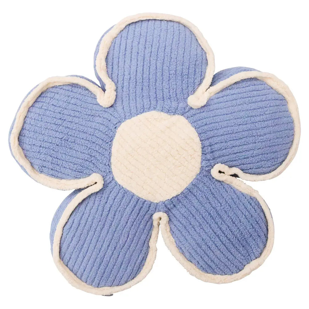 Flower Cushion Denim