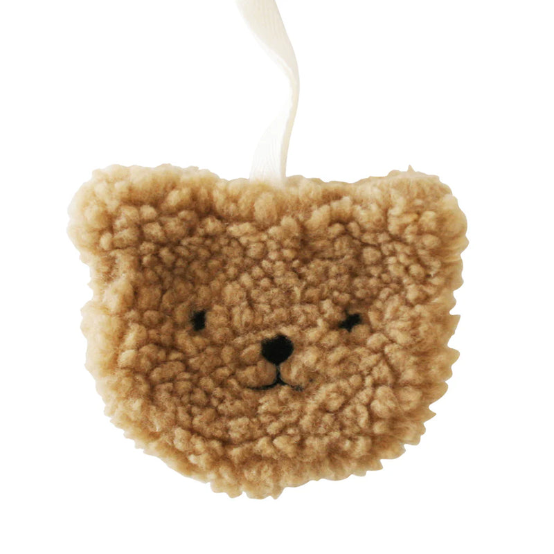 Sherpa Bear Paci Comforter | Caramel