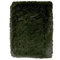 Throw Hunter Faux Fur Moss