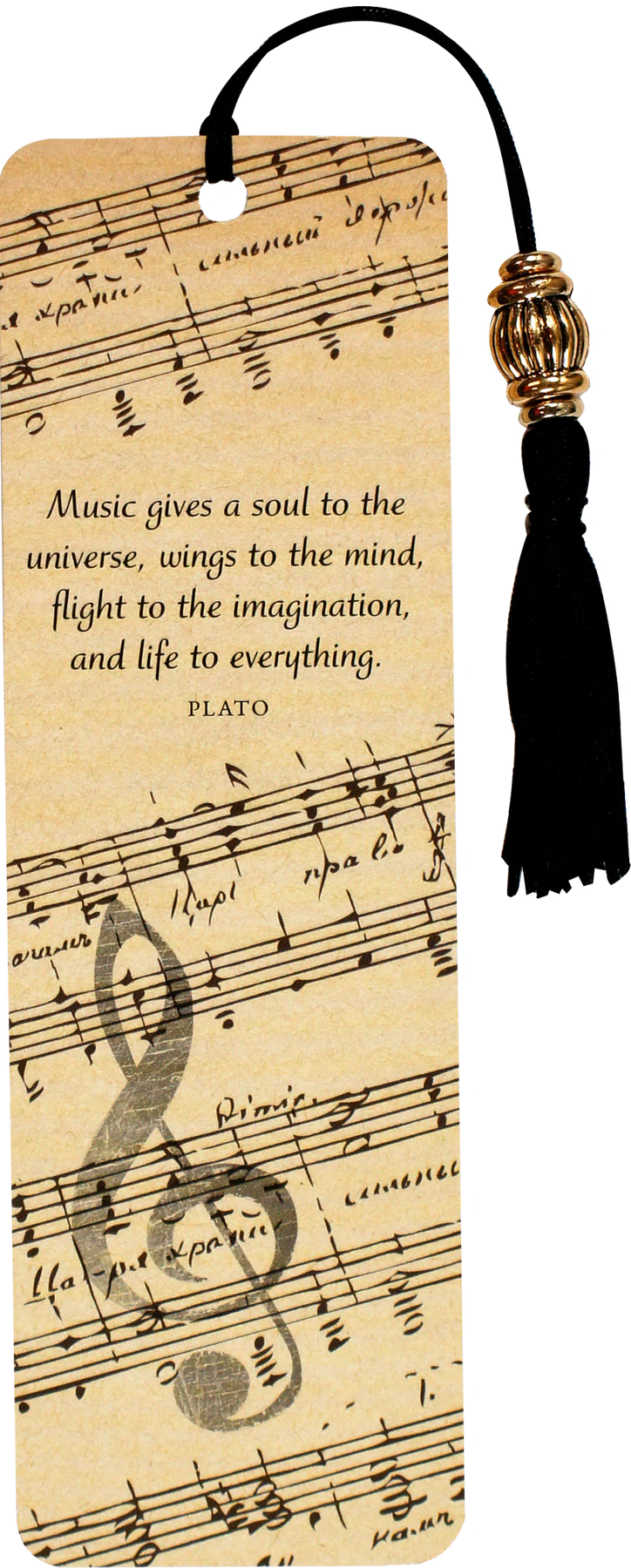 Music Beaded Bookmark