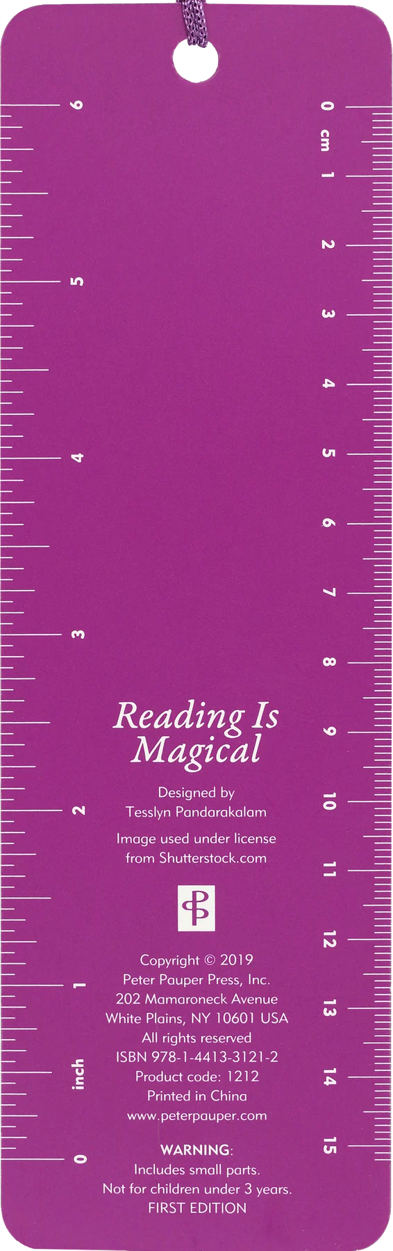 Reading Is Magical Children's Bookmark