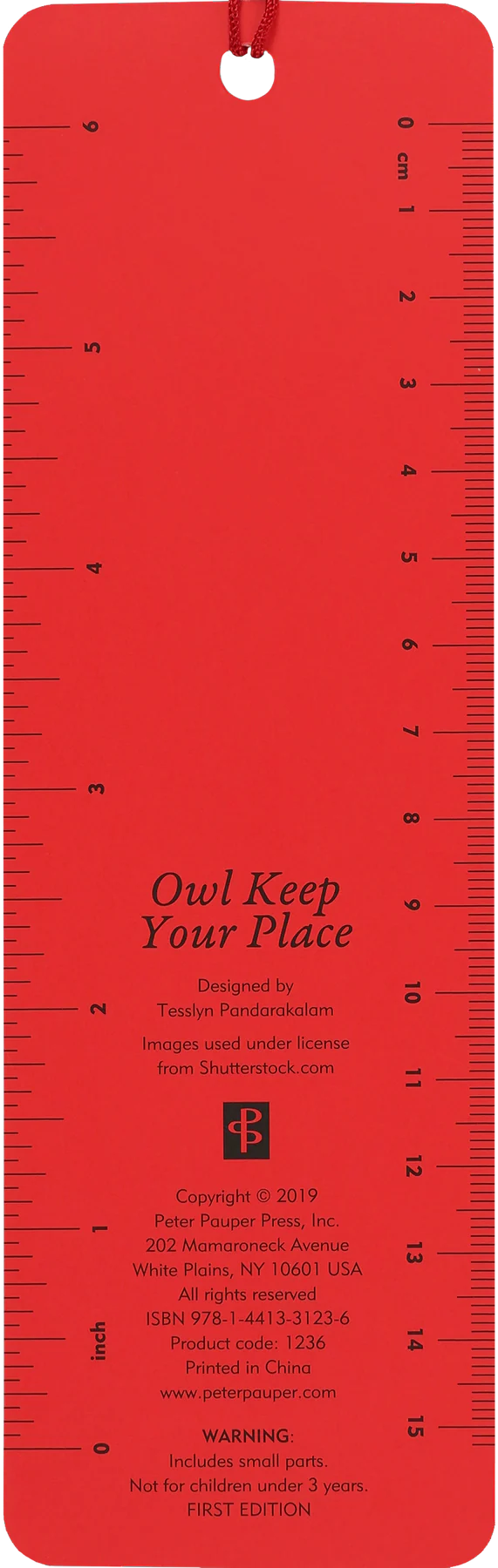 Owl Keep Your Place Children's Bookmark