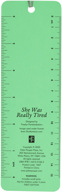 She Believed She Could  But She Was Tired Beaded Bookmark