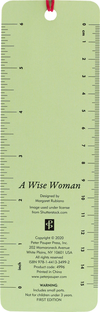 A Wise Woman Once Said Beaded Bookmark