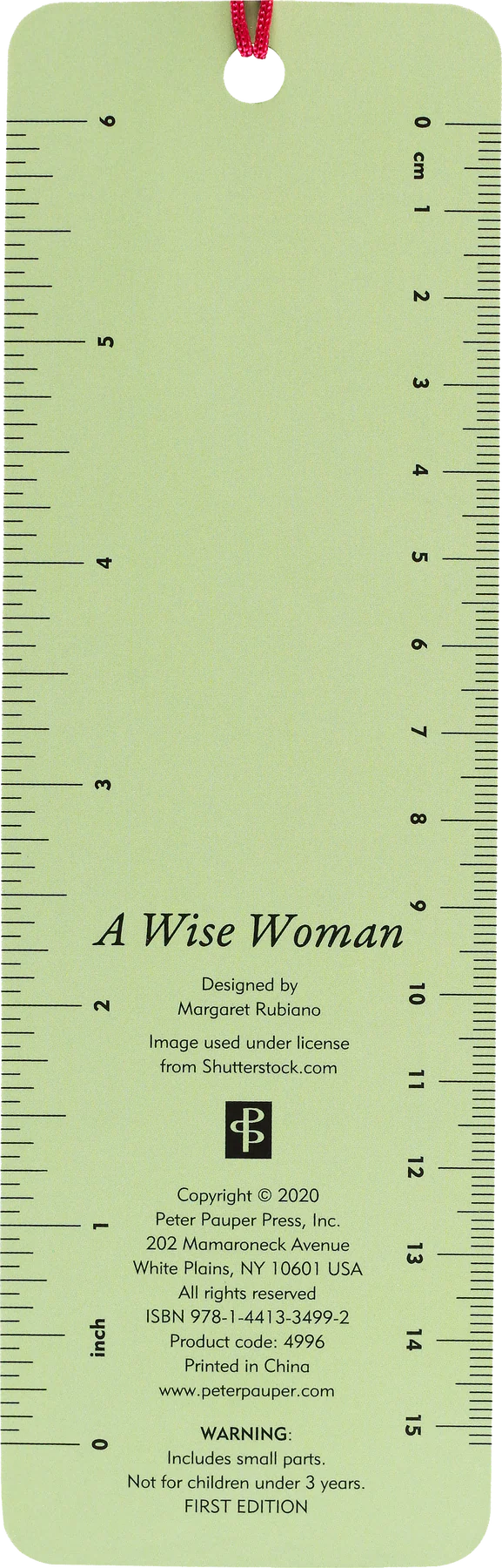 A Wise Woman Once Said Beaded Bookmark