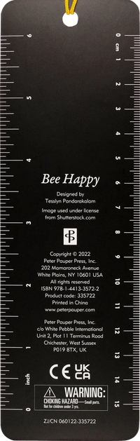 Bee Happy Beaded Bookmark
