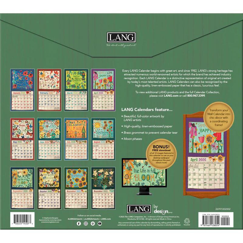 Painted Peace 2026 | Wall Calendar