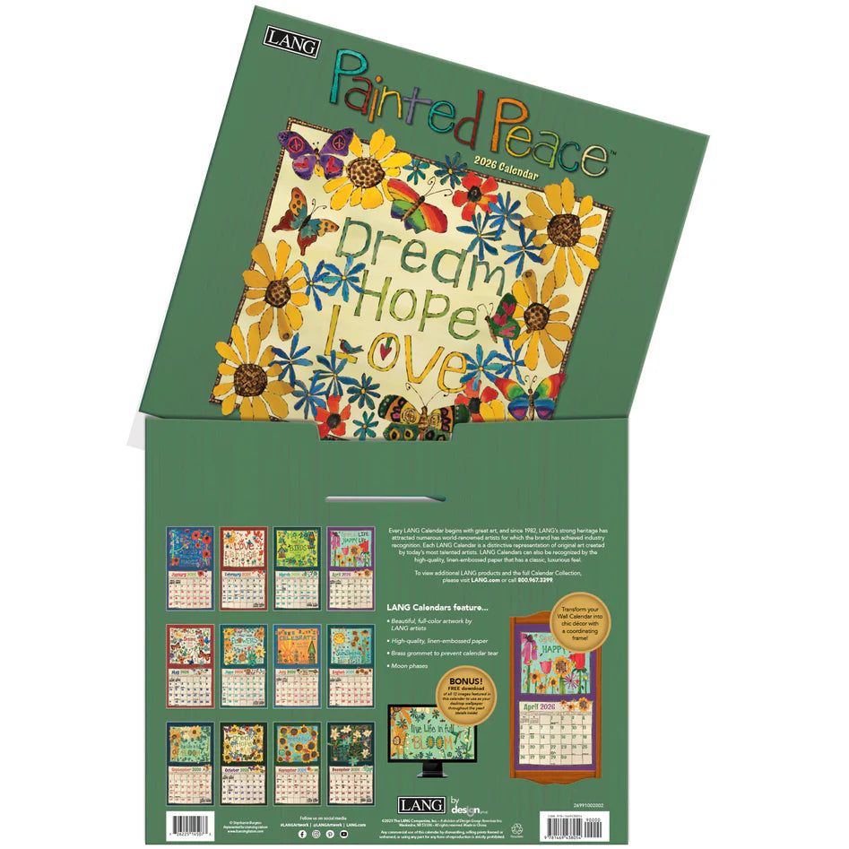 Painted Peace 2026 | Wall Calendar
