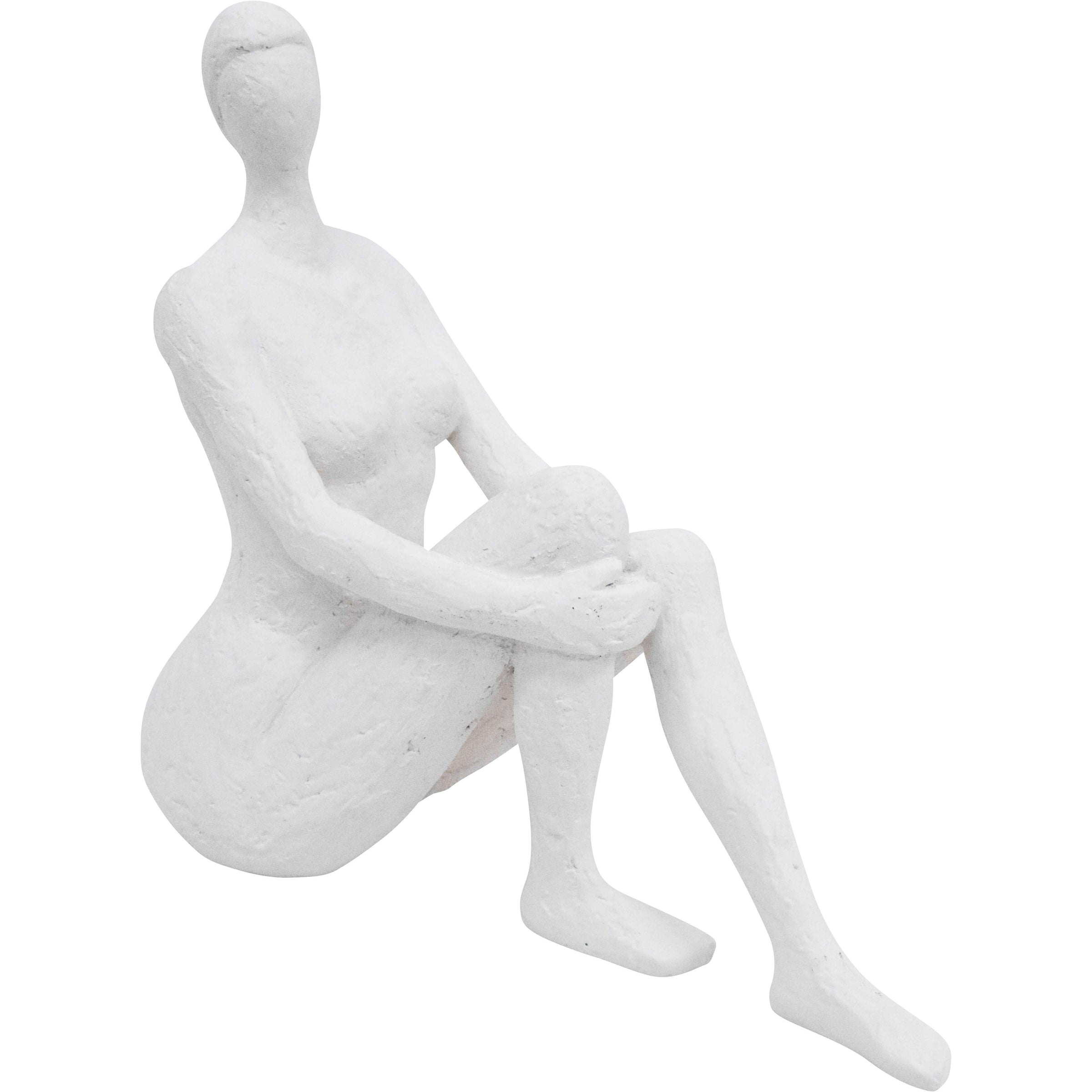 Modern Lady White Textured