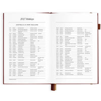 2027 A5 Horizontal Planner | Cherry