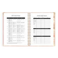 2027 A4 Academic Vertical Planner | Amalfi Peach