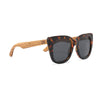 Riviera Toffee Half Tortoise Half Black Frame l Black Polarised Lens l Walnut ArmsMaple Arms”