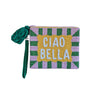 Beaded Clutch | Green, Pink + Yellow Ciao Bella