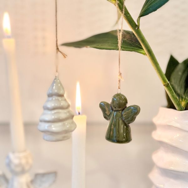 Lucia Sno Hanging Angel | Green