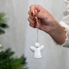 Lucia Sno Hanging Angel | White Wash
