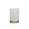 Porcelian/Wood Oil Lamp
