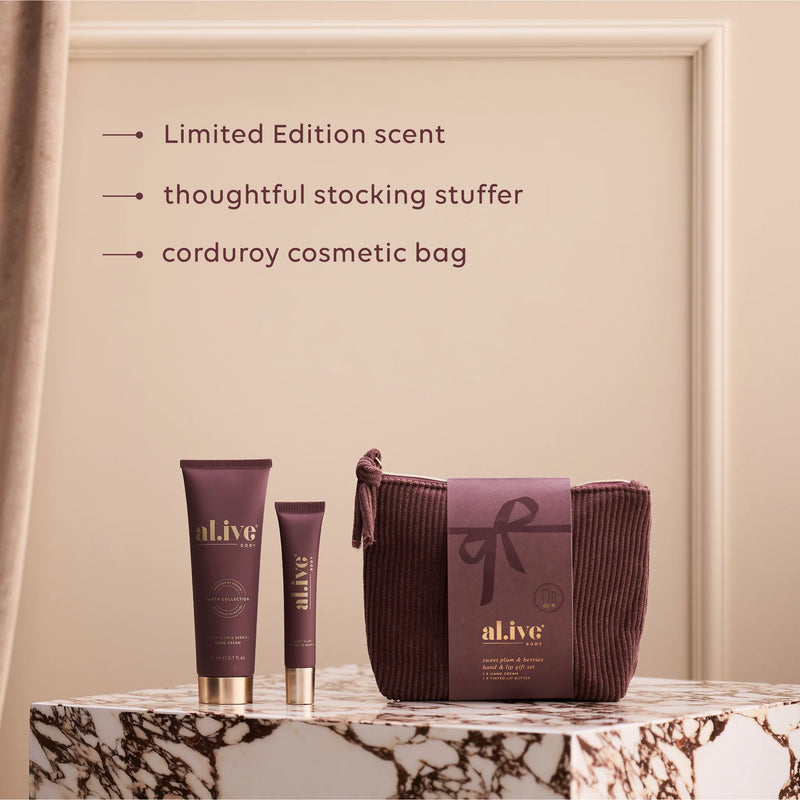 Hand & Lip Gift Set | Sweet Plum & Berries