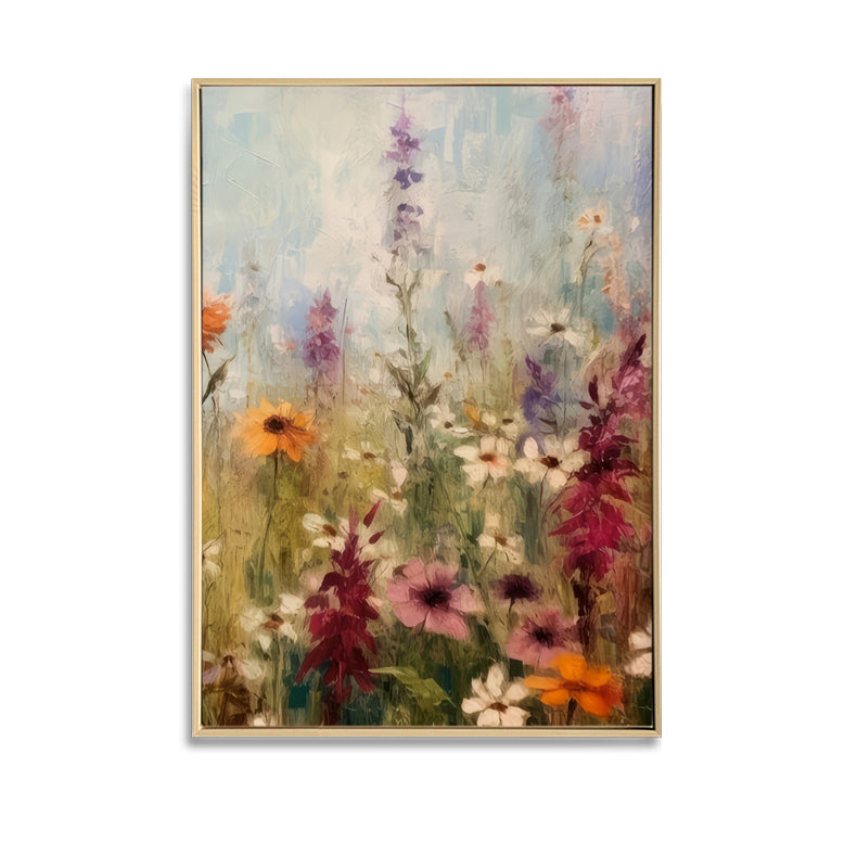 Flower Fields B | Brushed Canvas Print