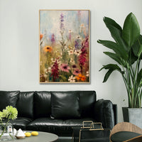 Flower Fields B | Brushed Canvas Print