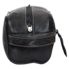 Coro Cowhide Toiletries Bag with Carving Details