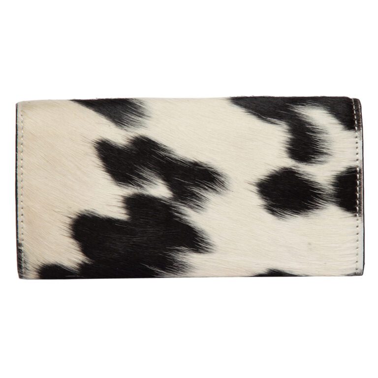 Eden | Cowhide Tooling Leather Wallet With Turquoise Stonework