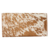 Eden | Cowhide Tooling Leather Wallet With Turquoise Stonework