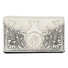Sandy | Cowhide Tooling Leather Slim Wallet