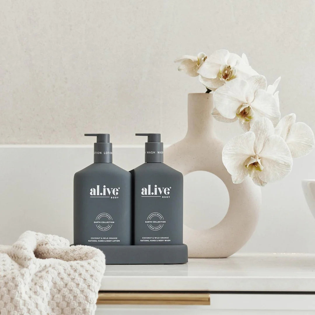 Wash & Lotion Duo + Tray | Coconut & Wild Orange