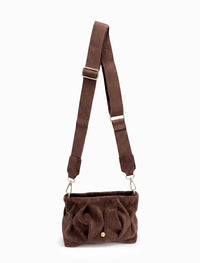 Annabel Eco Suede Bag | Chocolate