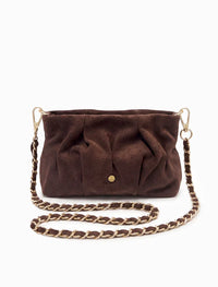 Annabel Eco Suede Bag | Chocolate