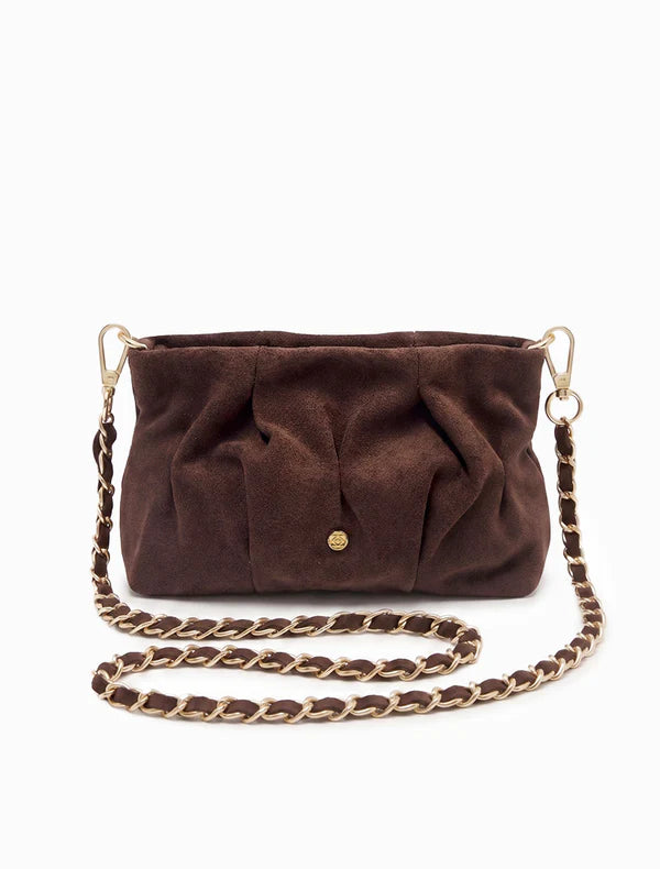 Annabel Eco Suede Bag | Chocolate