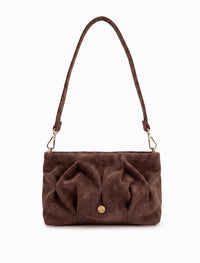 Annabel Eco Suede Bag | Chocolate